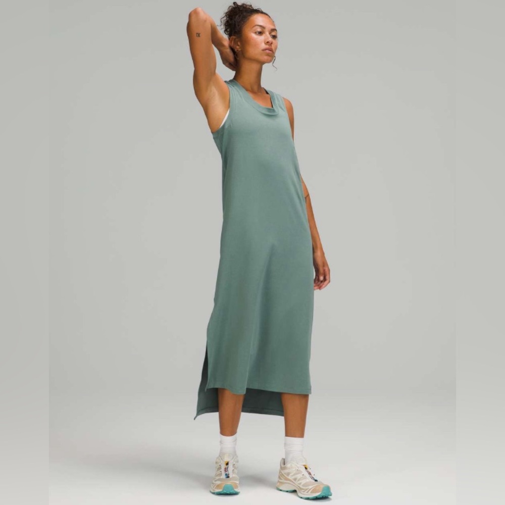lululemon athletica Sage Green Maxi Tank Dress